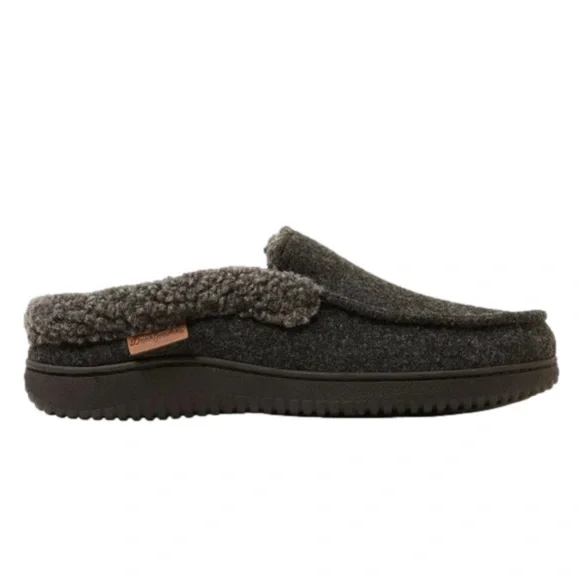 Dearfoams Slippers Mens Memory Foam Comfy Black Size 9/10 NEW - Picture 6 of 10